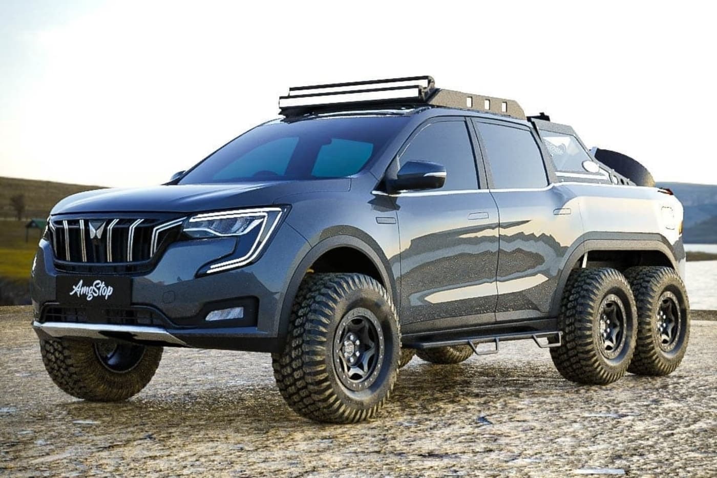Mahindra Xuv700 6x6 Concept Truck Looks Ready For The Apocalypse