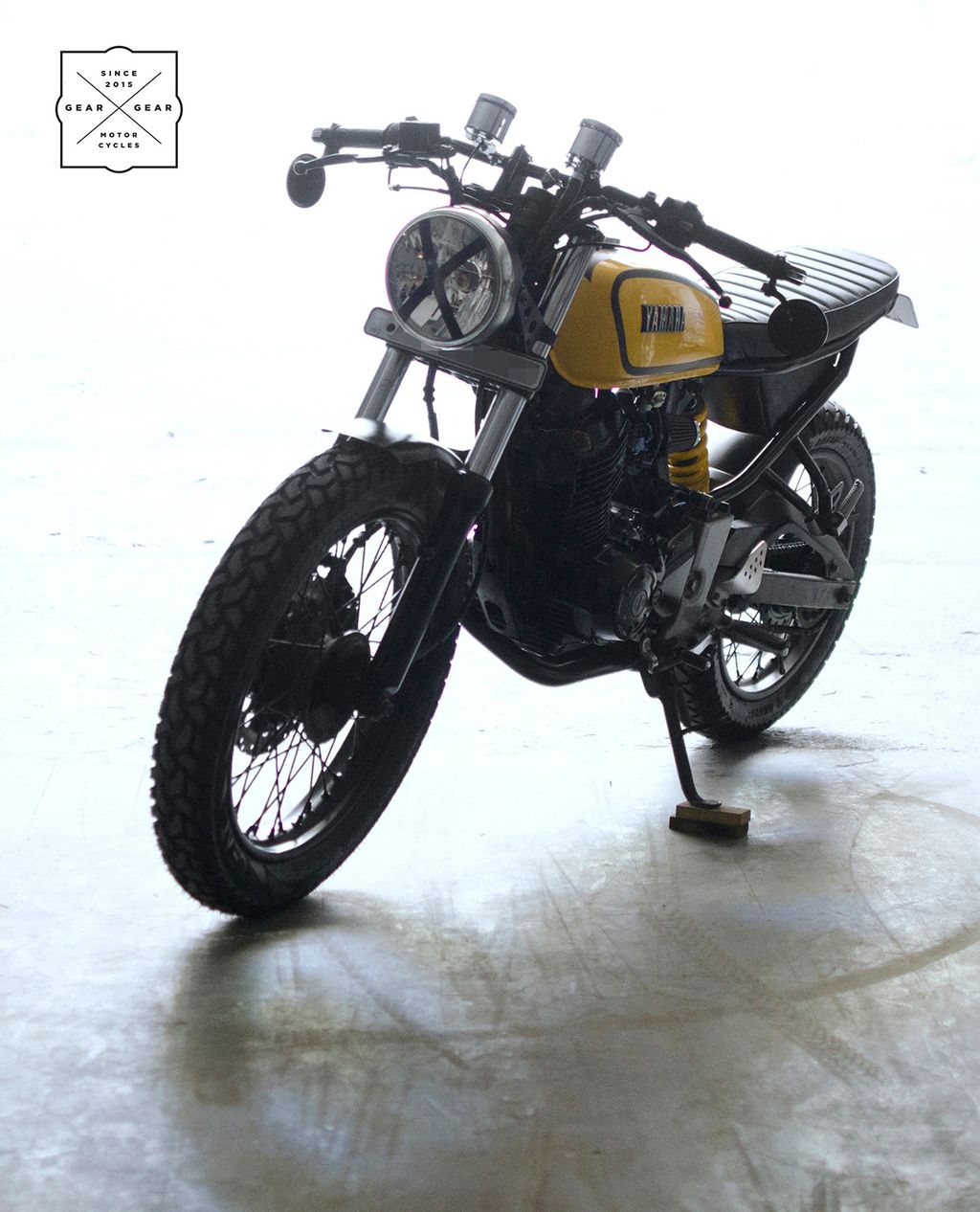 This Yamaha FZ Is Modified Into RX 100 Inspired Cafe Racer