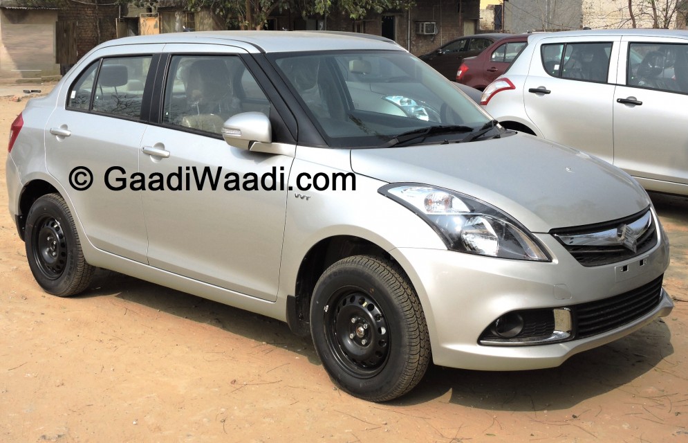 Swift-dzire-facelift-side in-silver-color