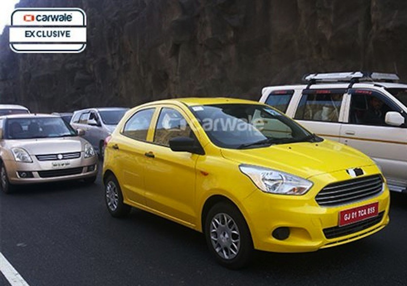 Ford Figo 2015 facelift spotted uncamouflaged, Launch by Q3 2015