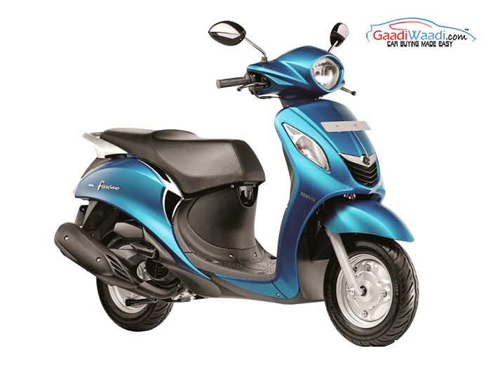yamaha fascino scooter-in-sassy-cyan-blue