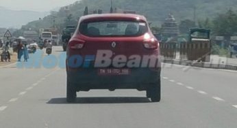 Renault Kwid Spotted Testing Undisguised, First Images of Engine