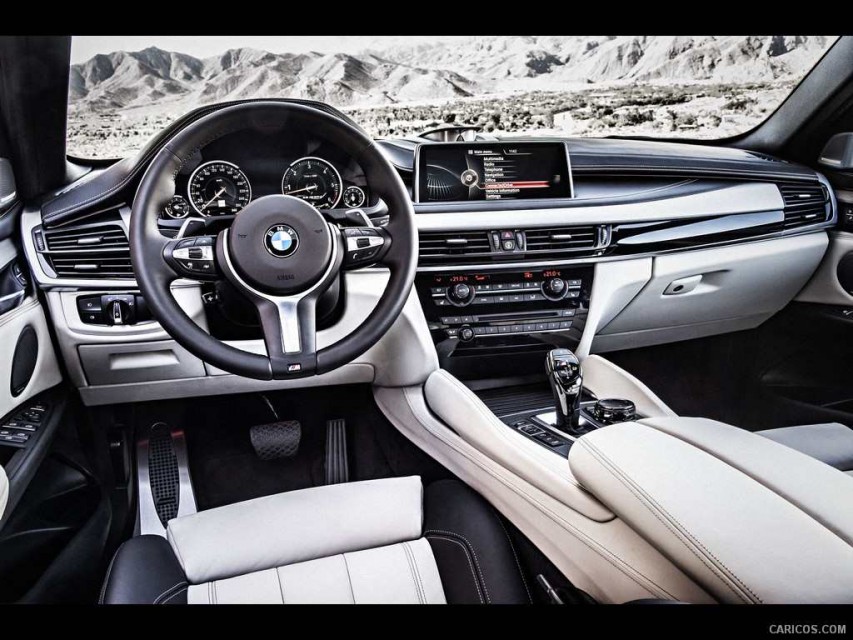 2015 BMW X6 M50D Interior