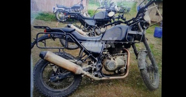 2016 Royal Enfield Himalayan Adventure spied
