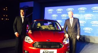 2015 Ford Figo Aspire Launched in India At Rs. 4.89 Lakhs