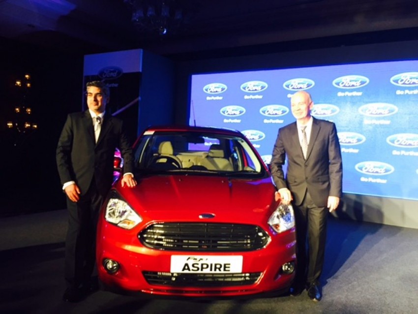 2015 Ford Figo Aspire launched in India
