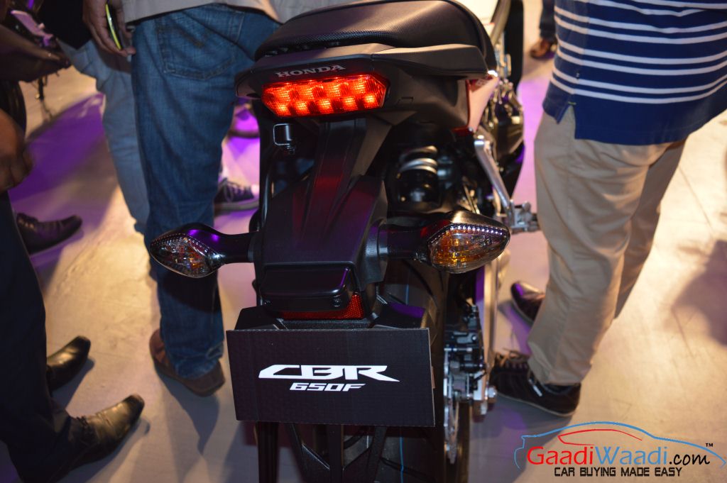 2015 Honda CBR650F rear