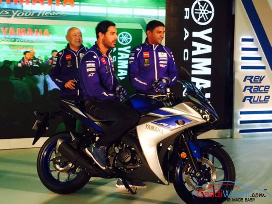 2015 Yamaha YZF-R3-3.25 lakhs price