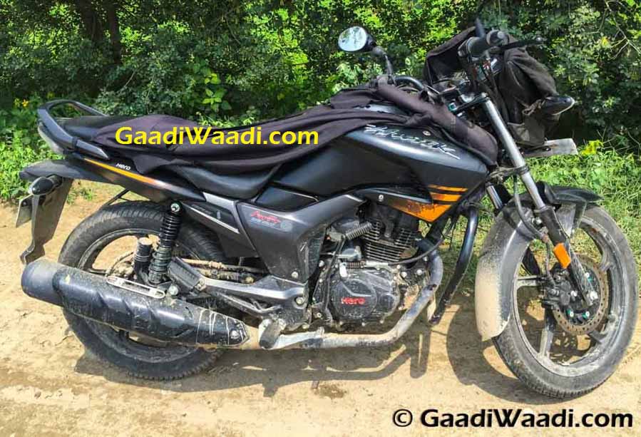 2016 Hero Hunk Facelift Spied Undisguised New Features Added