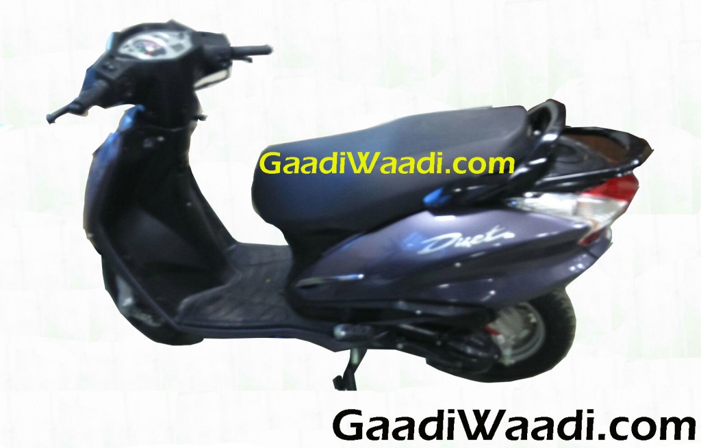 Hero motocorp Duet Blue sideview