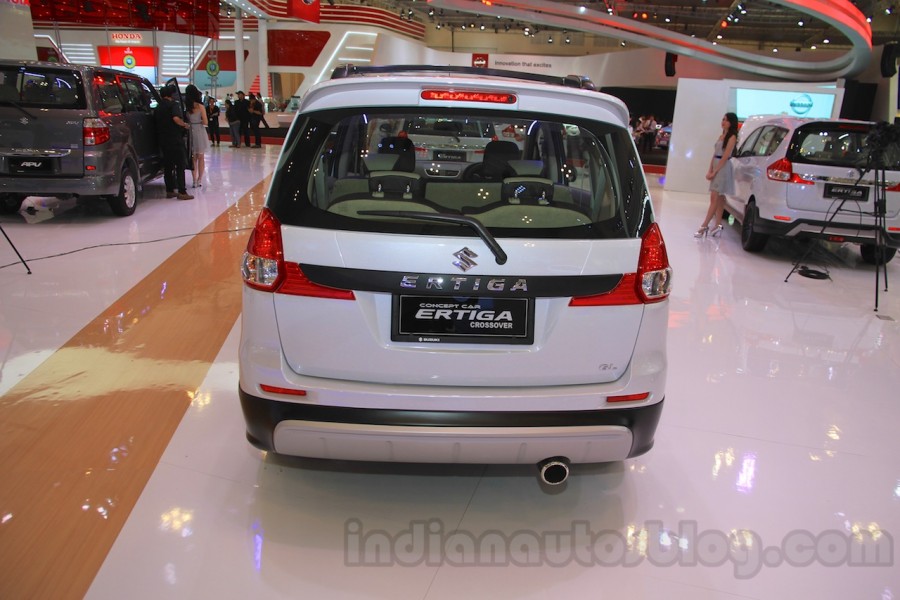 Suzuki Ertiga Crossover concept showcased at GIIAS 2015 rear view