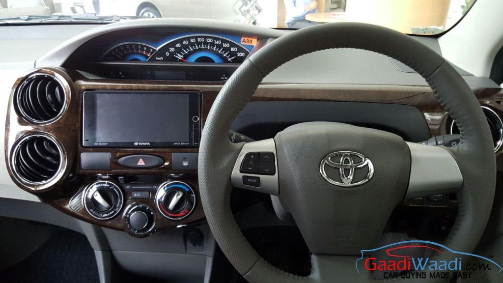 Toyota Etios Xclusive interior