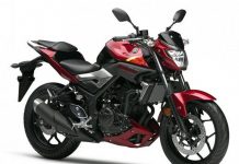 Yamaha MT 03 red front