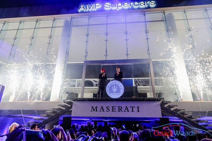 Maserati India Launch Delhi Showroom AMP Supecars