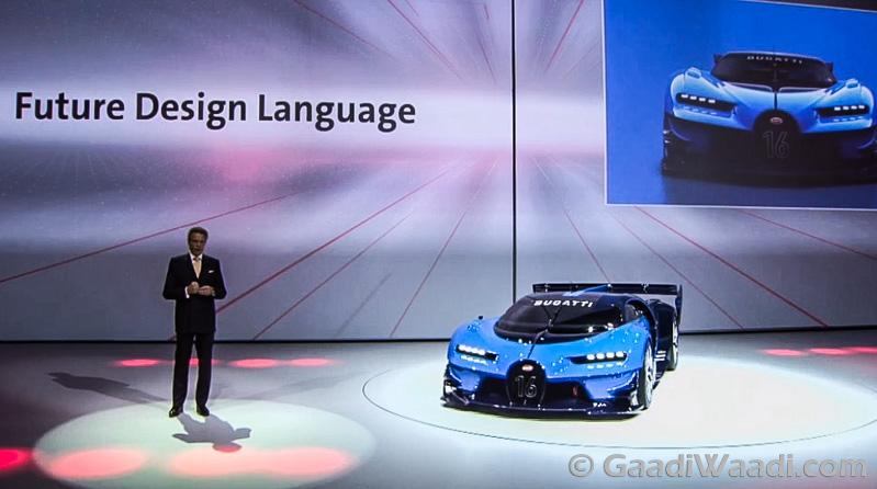 Volkswagen IAA (Frankfurt Motor Show 2015) - Bugatti Vision Gran Turismo 4