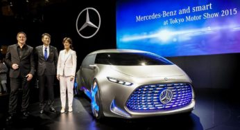 Autonomous Mercedes-Benz Vision Tokyo revealed at 2015 TMS