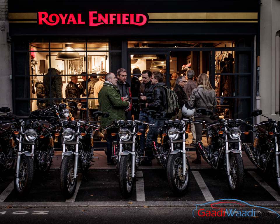 Royal Enfield Paris store opening