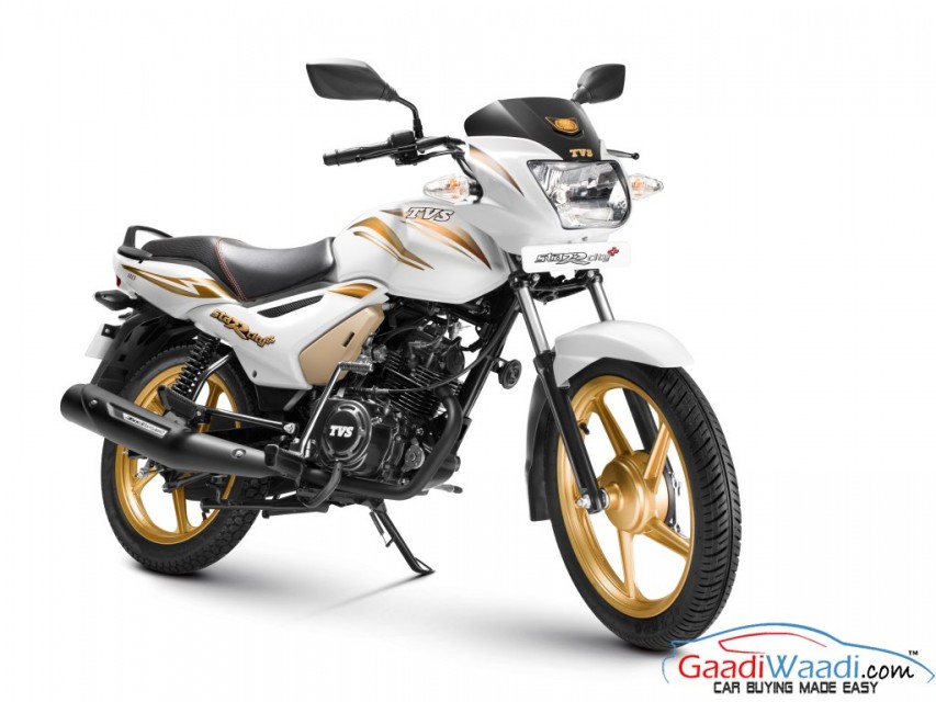 TVS StaRCity+ Bike Gold color picture