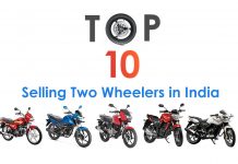 top 10 selling two wheelers in india