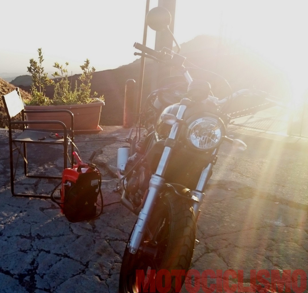 Ducati Scrambler 400 Spied