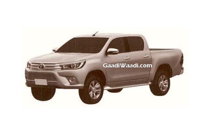 Toyota hilux patented in India