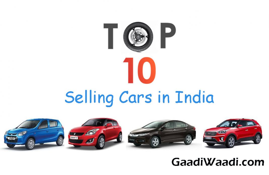 top 10 selling cars in india