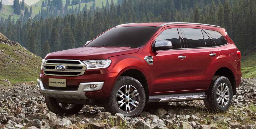 2016 Ford endeavour front pics