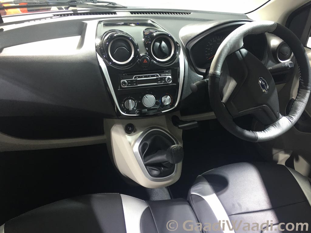 2016 Datsun Go And Go With Dual Tone Interiors Showcased At