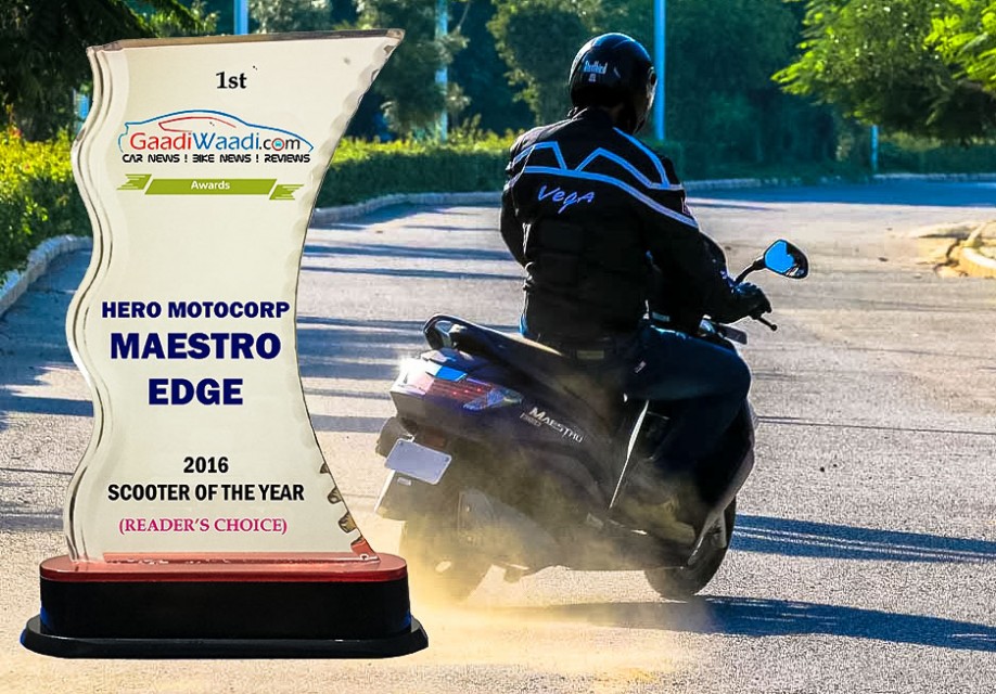 2016 gaadiwaadi reader's choice award - scooter of the year