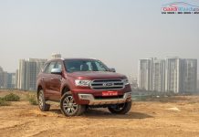 2016 ford endeavour 3.2 india front