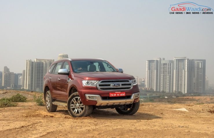 2016 ford endeavour 3.2 india front