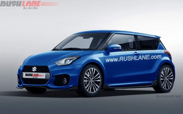 2017 Maruti Swift in rendered images
