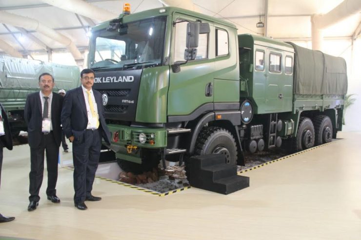Ashok Leyland Showcased Four Advanced Products at Defexpo 2016