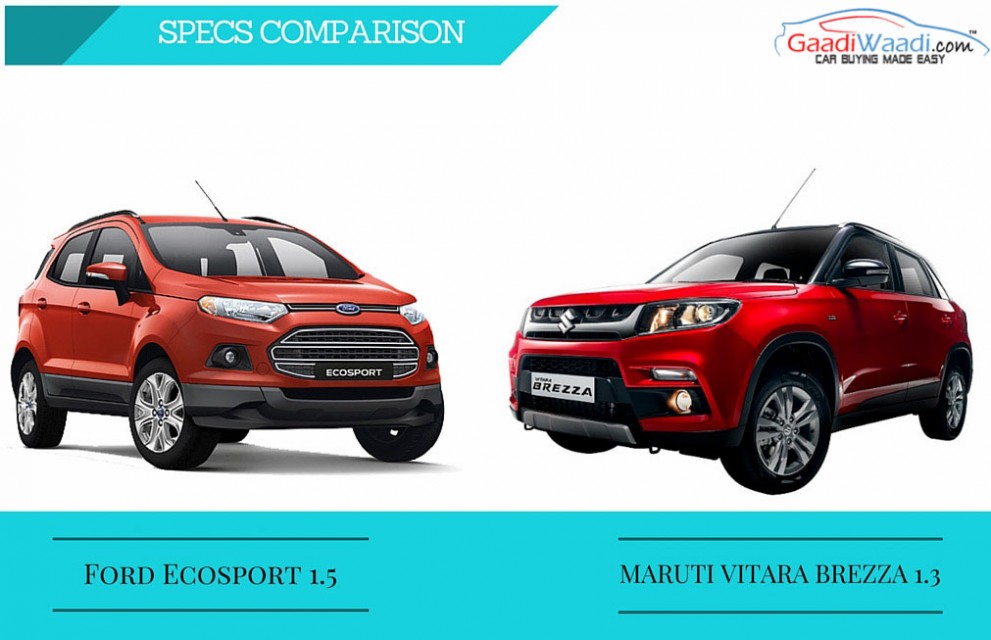 Maruti Vitara Brezza vs ford ecosport Spec comparison Infographics.jpg3