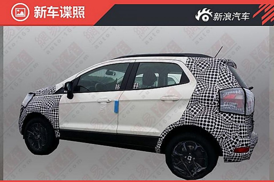 2017 Ford EcoSport Facelift Spied Inside and Out 1