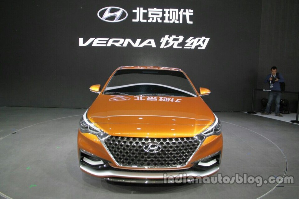 Hyundai Verna Concept Unveiled at the Auto China 2016 3