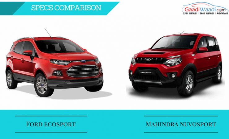 Mahindra nuvosport vs ford ecosport comparison