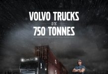Volvo Truck Pulls 750 Ton 1