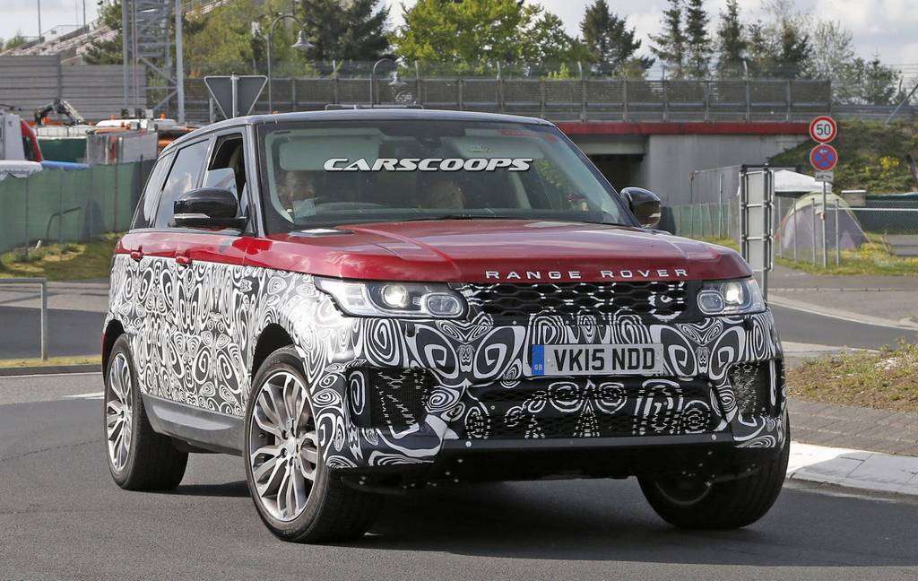 2017 Range Rover Sport Spotted Testing Front side