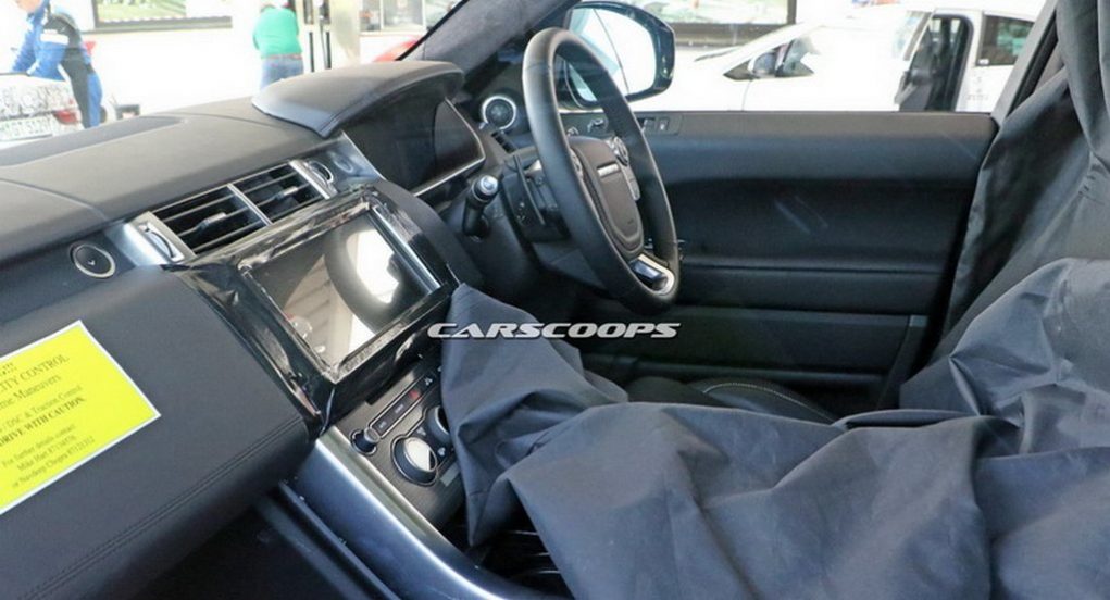 2017 Range Rover Sport Spotted Testing Interior