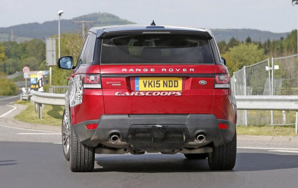 2017 Range Rover Sport Spotted Testing rear