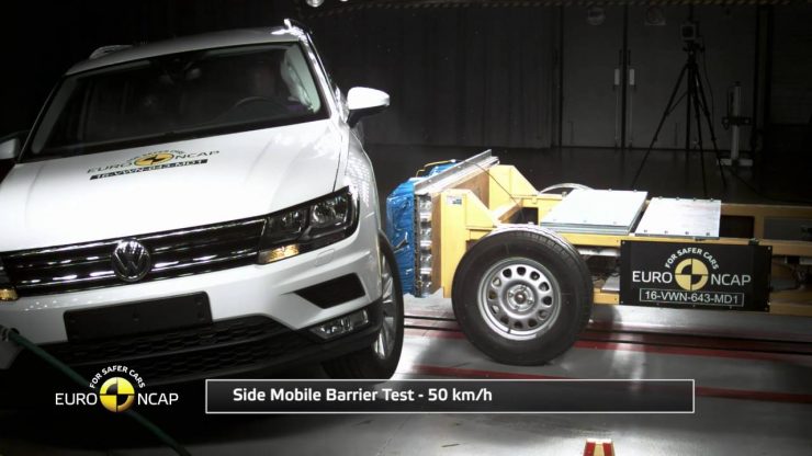 India Bound Volkswagen Tiguan Scores 5 Star in Euro NCAP Crash Test