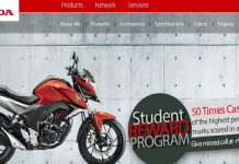 Honda CB Hornet 160R Student Reward Program