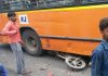 bijwasan bus accident 11 cars (3)