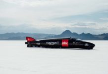 Guy Martin Breaks New Triumph Land Speed Record