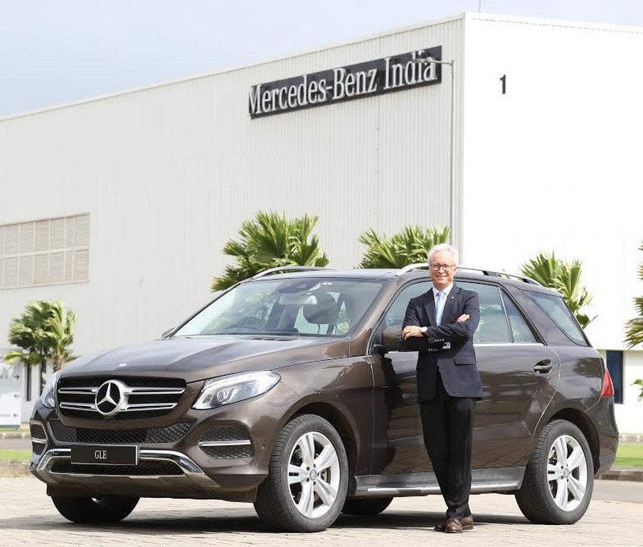 Mercedes-Benz GLE 400 4Matic Petrol Variant launched by Mr. Roland Folger