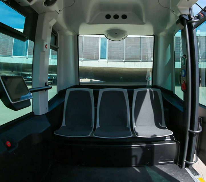 EZ10 Driverless Minibus Interior