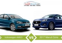 2017 Maruti Suzuki Dzire VS Volkswagen Ameo – Spec Comparison