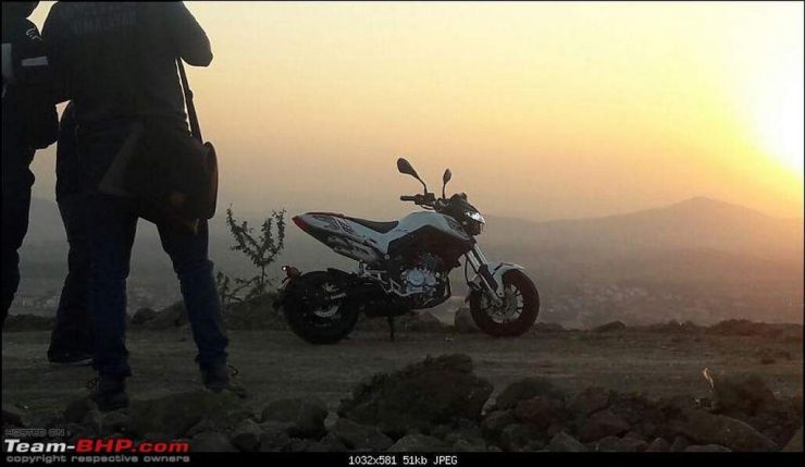 DSK Benelli TNT 135 India Spotted