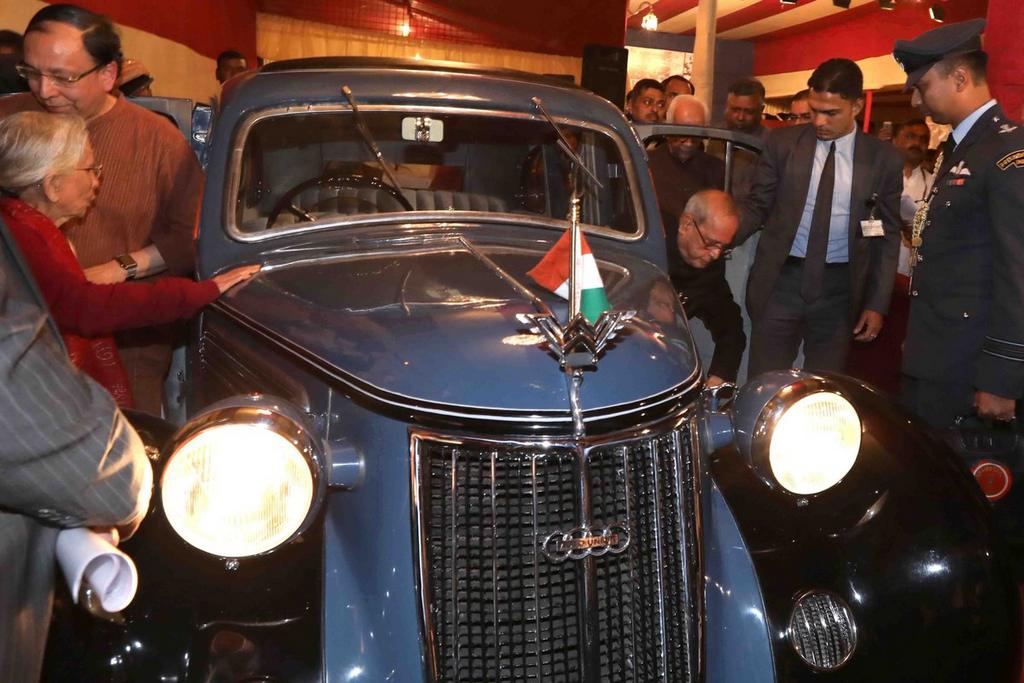 Indian President Reveals Netaji Subhas Chandra Bose's Restored Vintage Car 1